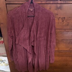 Cozy Burgundy Barefoot Dreams Sweater